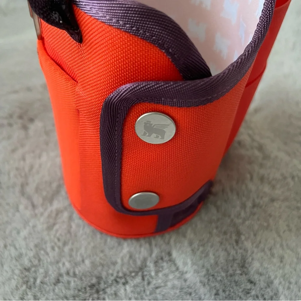 Stanley All Day 40oz Quencher Carry-All Bag Tigerlily Plum Travel Festival NIB - Picture 7 of 8